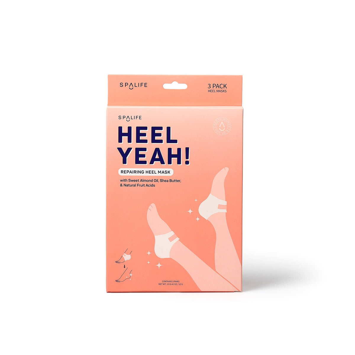 Heel Yeah! Reparierende Fersenmaske: 3er-Paket