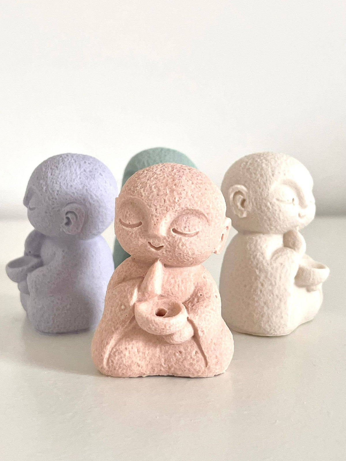 Buddha-Räuchergefäß Weiß