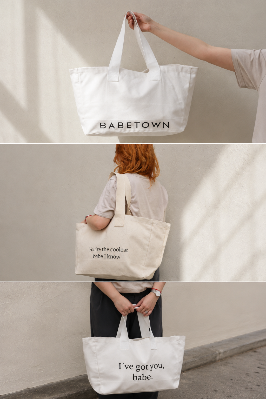 Babetown Tote Bag – Strandtasche & Alltagsbegleiter