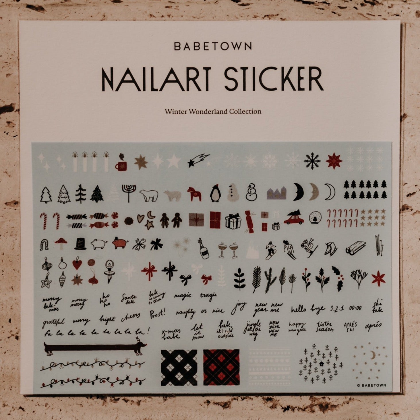 Babetown Nailart Sticker – Winter Wonderland Collection