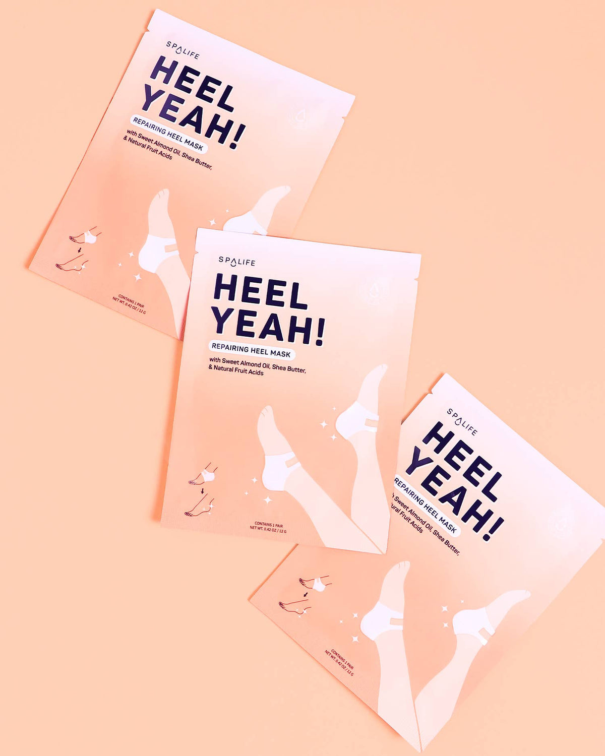 Heel Yeah! Reparierende Fersenmaske: 3er-Paket