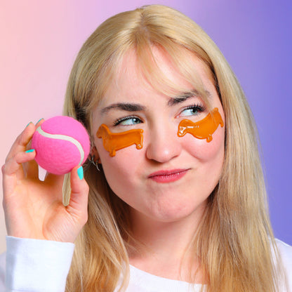 So Fetch Viral Dackel-Hunde-Augenpatches | Beauty-Geschenk, 8 Stück