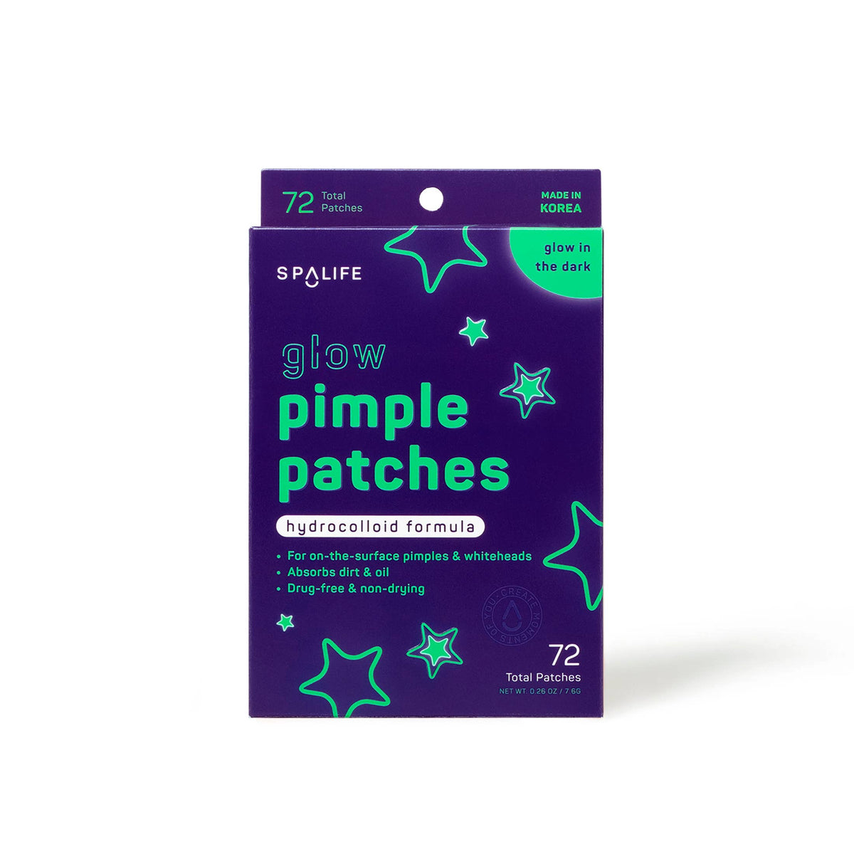 Leuchtende Sterne Pickelpflaster – Hydrokolloid Pickelpatch Glow in the Dark