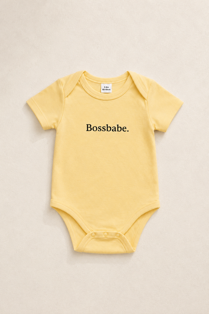 Baby Strampler "Bossbabe"