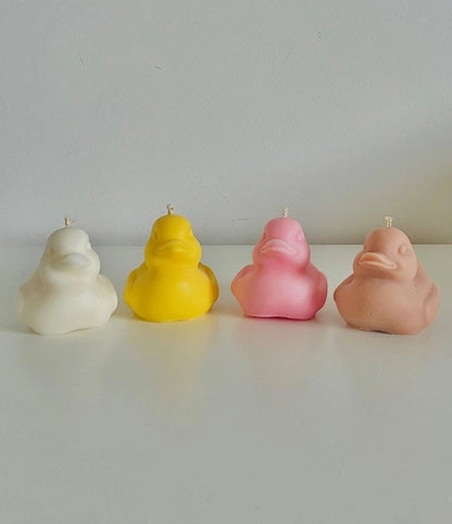 Handgegossene Kerze Ente