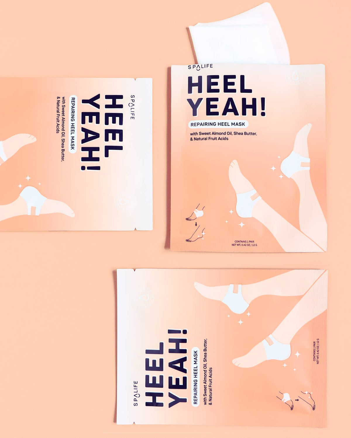 Heel Yeah! Reparierende Fersenmaske: 3er-Paket