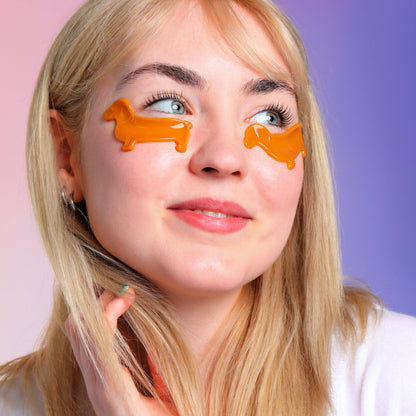 So Fetch Viral Dackel-Hunde-Augenpatches | Beauty-Geschenk, 8 Stück