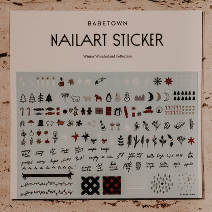 Babetown Nailart Sticker – Winter Wonderland Collection
