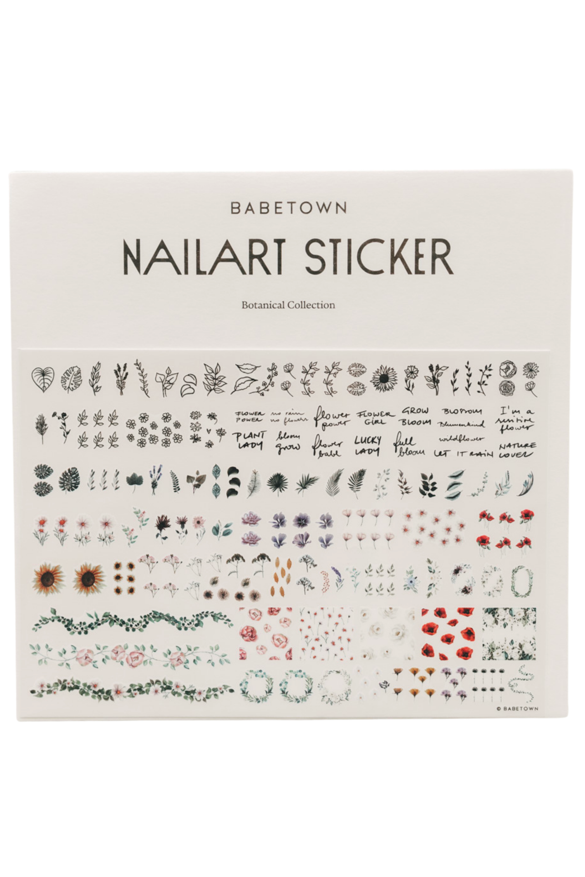 Babetown Nailart Sticker – Botanical Collection