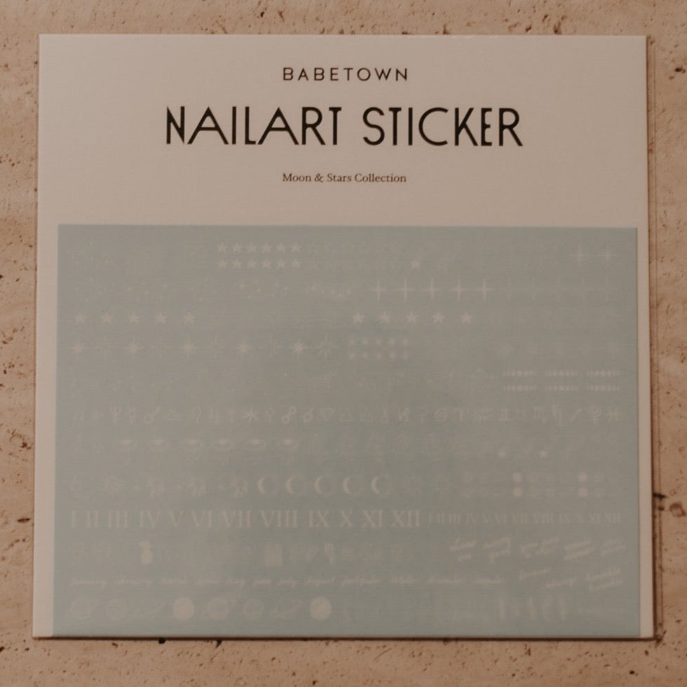 Babetown Nailart Sticker – Moon and Stars Collection