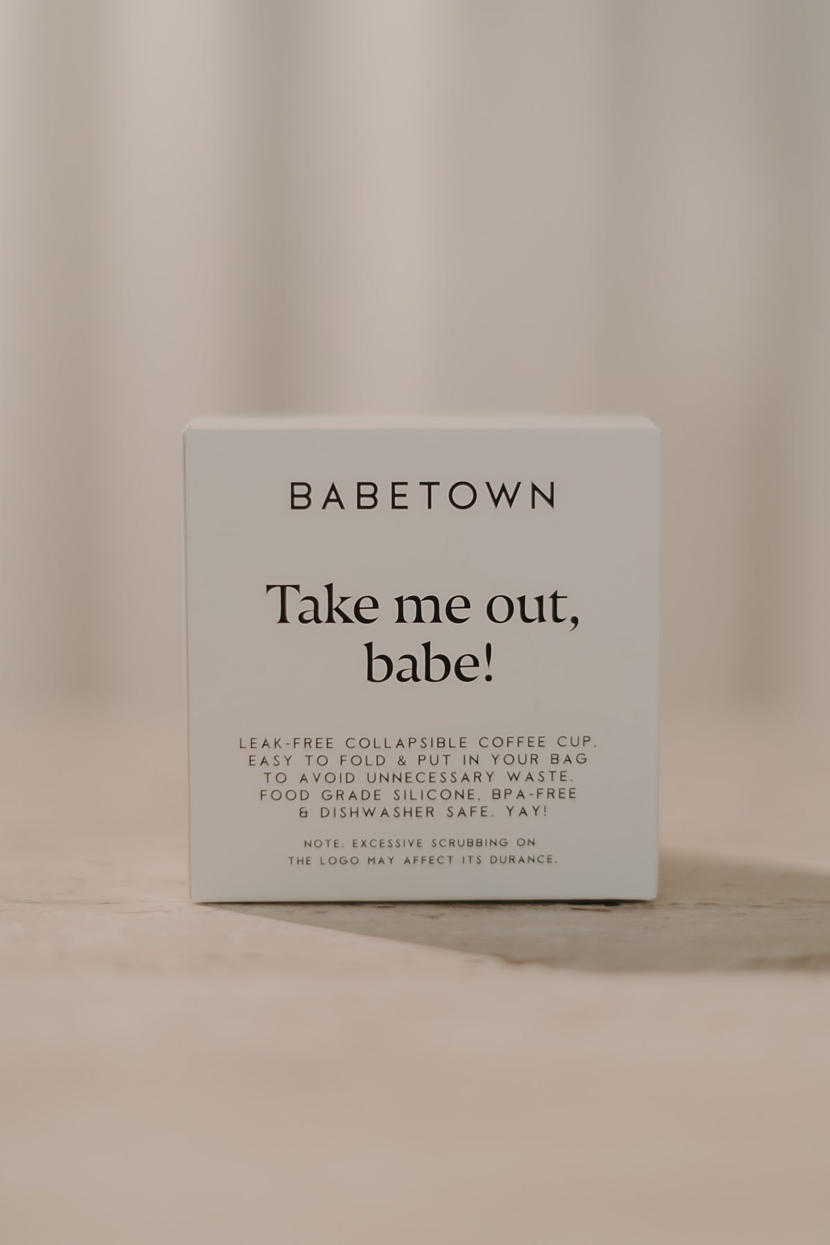 Babetown Faltbecher – wiederverwendbarer To-Go Cup