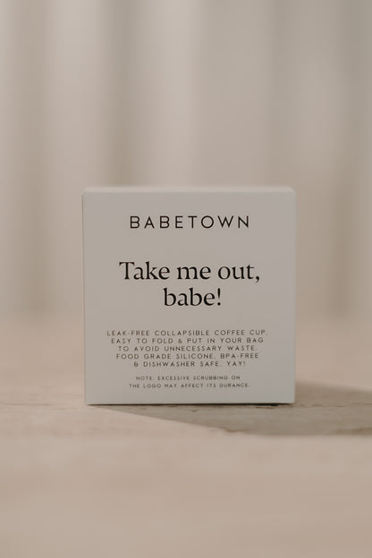 Babetown Faltbecher – wiederverwendbarer To-Go Cup